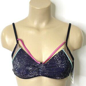 Next Women’s size 36B/C Sports Athletic Bra Gravity Black Gray